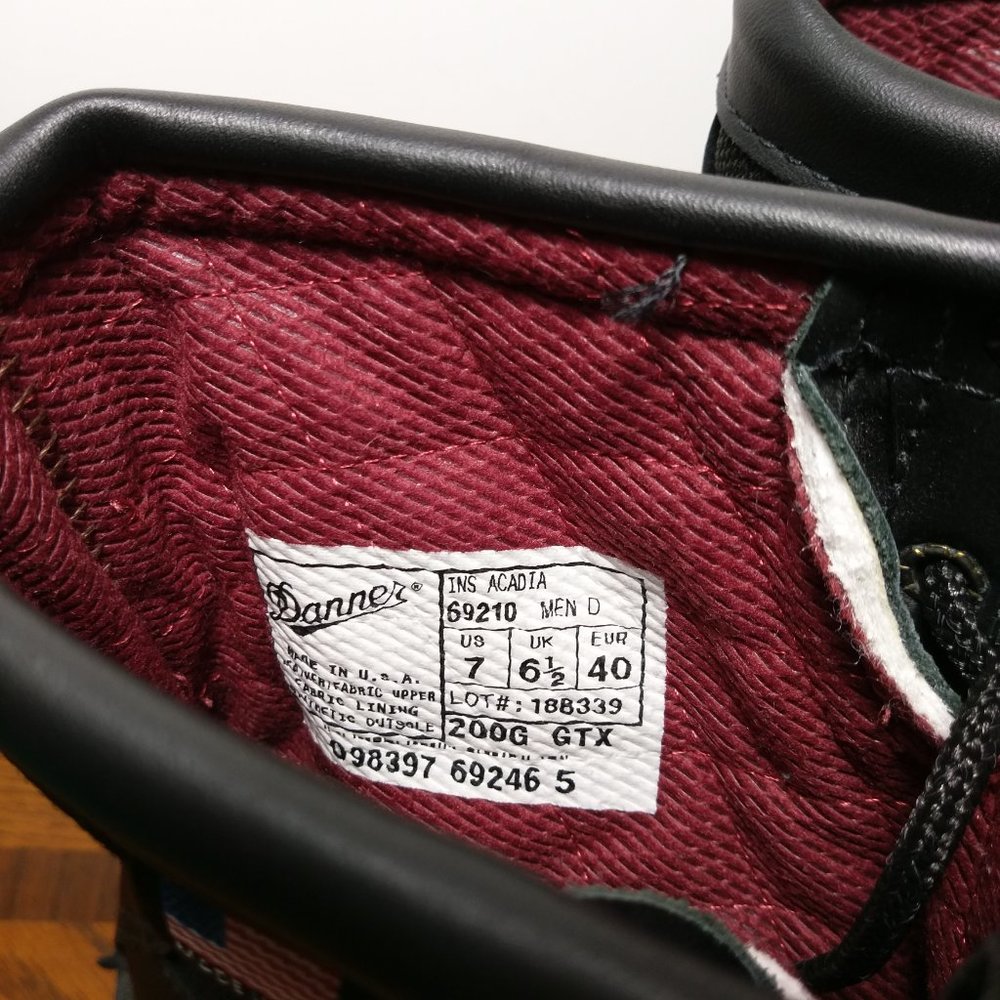 NWT DANNER Acadia Vibram Gore-tex Mens 7 D - Picture 3 of 8